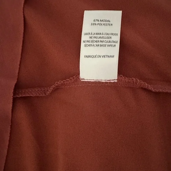 Lulu’s Hi-Low Twin Spaghetti Strap Stretch Knit Dress In Washed Red Size M - Picture 8 of 10